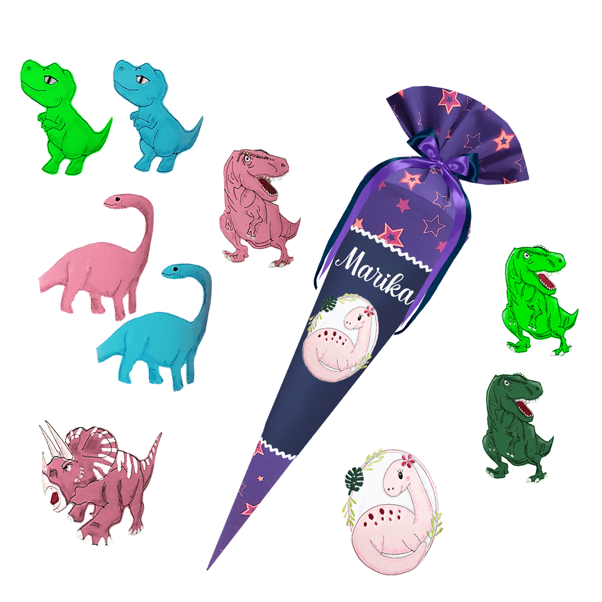 Schultüte passend zum StepbyStep- Pegasus Night Nuala – Weltall – Rakete – Astronaut – Sterne – Planet – Bild 8